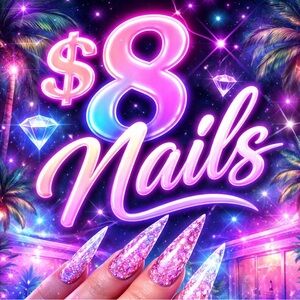 8$ Nails listing